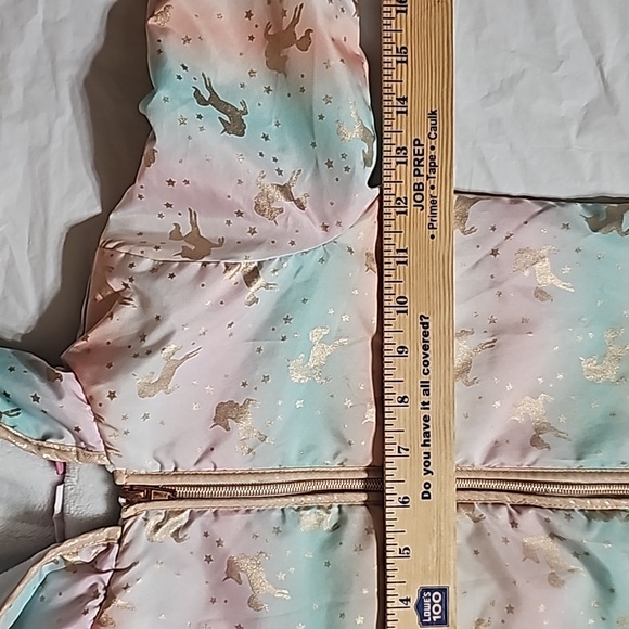 penelope mack ltd Girls Size 2T Multicolor Unicorn Hooded Zippered Jacket Used - Picture 11 of 12